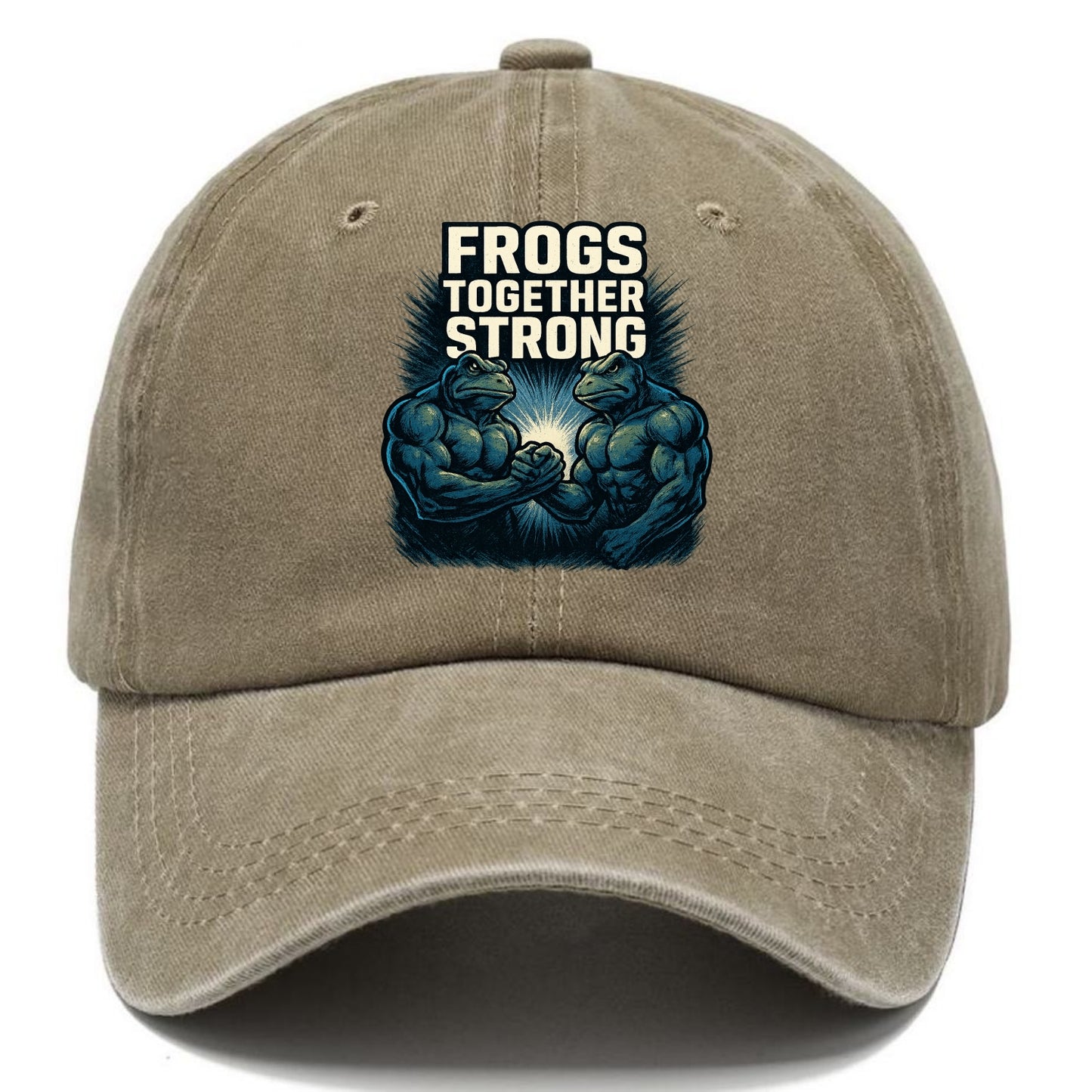 Frogs Together Strong 4 - Classic Cap - Warm Sand(Khaki)