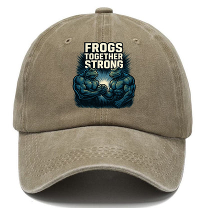 Frogs Together Strong 4 - Classic Cap - Warm Sand(Khaki)