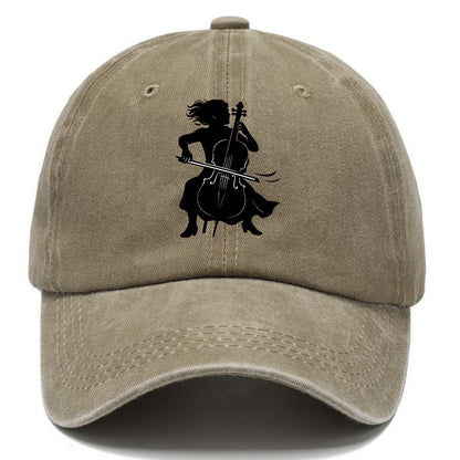 Cellist performing emotional solo - Classic Cap - Warm Sand(Khaki)