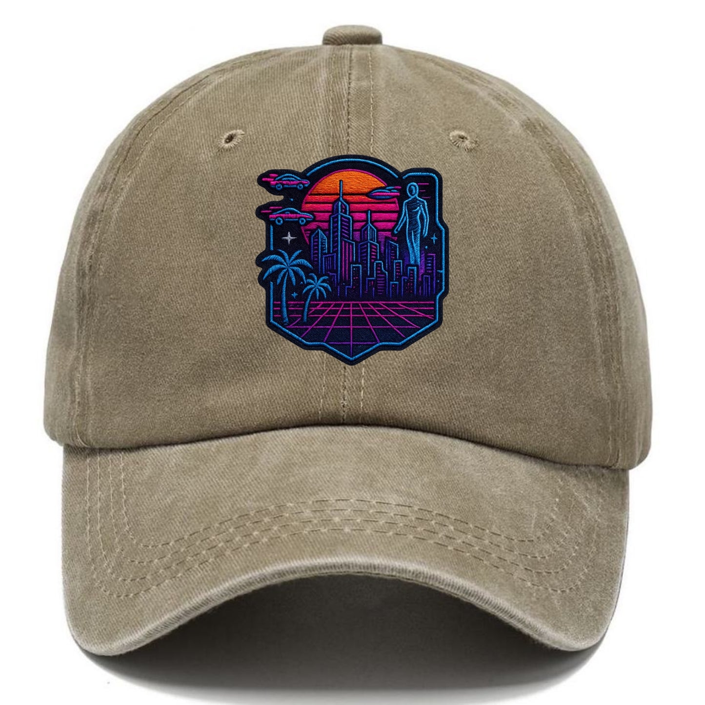 Cyberpunk City - Classic Cap - Warm Sand(Khaki)