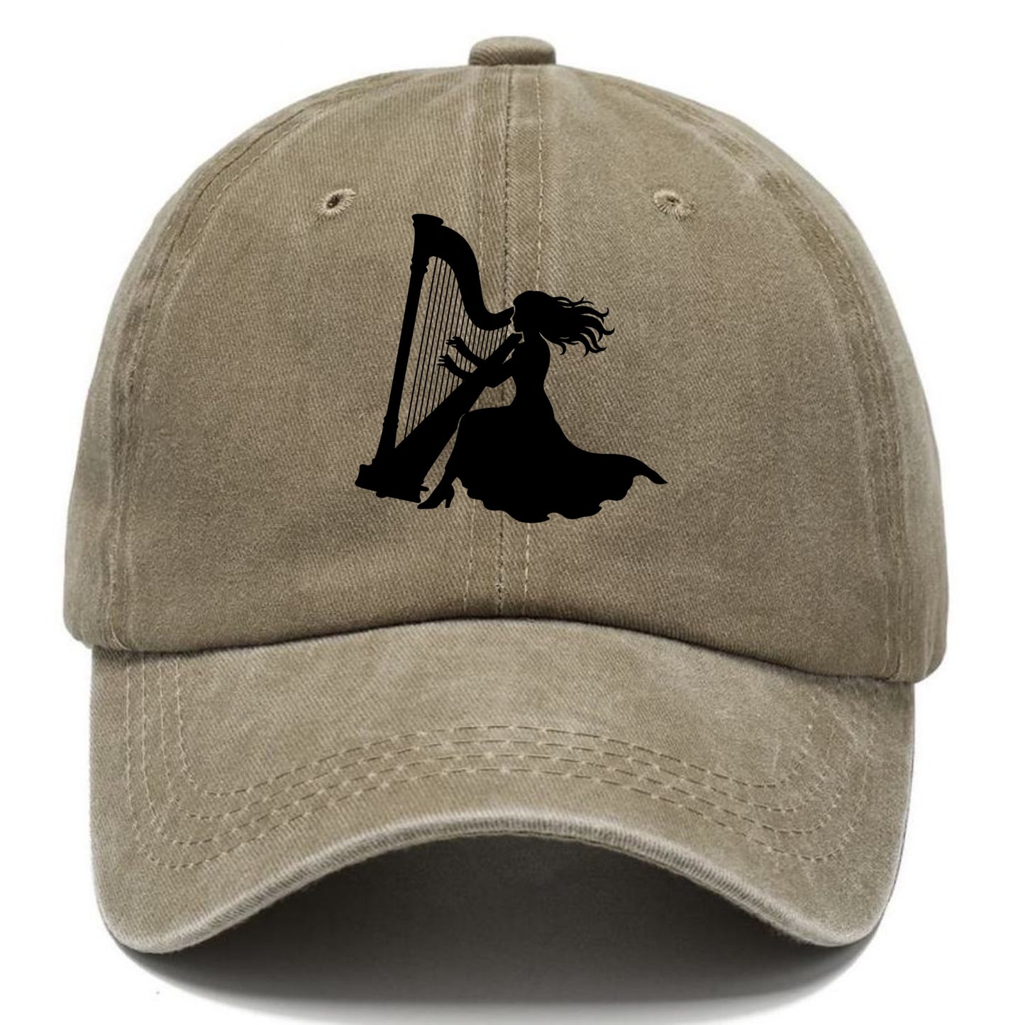 Harpist playing ethereal melody - Classic Cap - Warm Sand(Khaki)