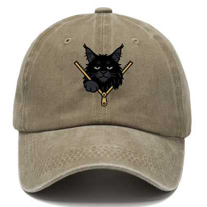 Black Maine Coon - Classic Cap - Warm Sand(Khaki)