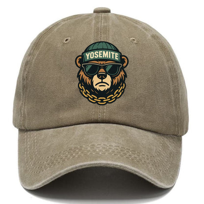 Yosemite Bear - Classic Cap - Warm Sand(Khaki)