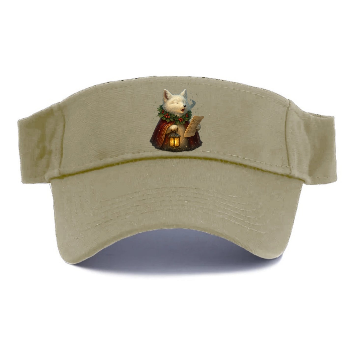 Snowbound Arctic Fox Caroler  - Visor - Warm Sand(Khaki)