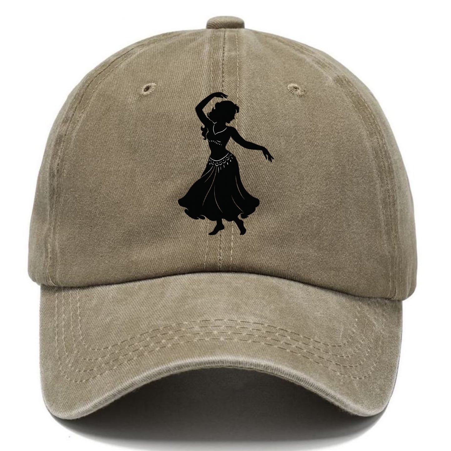 Belly dancer graceful gesture - Classic Cap - Warm Sand(Khaki)