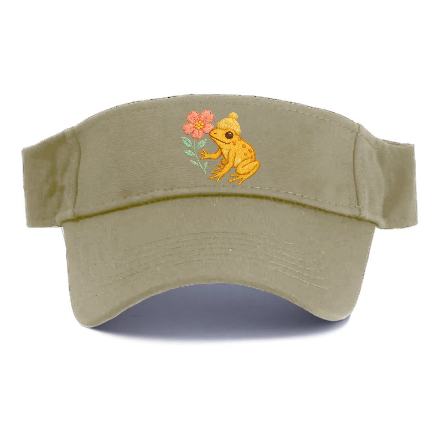 Yellow Dart Frog - Visor - Warm Sand(Khaki)