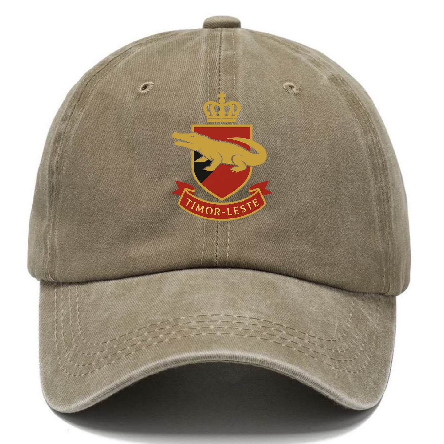 Timor-Leste Royal Logo  - Classic Cap - Warm Sand(Khaki)