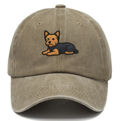 Yorkshire Terrier - Blue and tan relaxed Classic Cap - Warm Sand(Khaki)