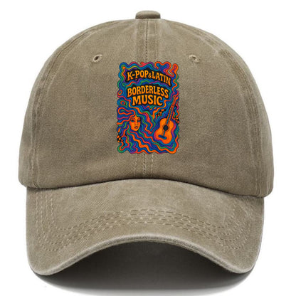 K-Pop and Latin fusion explosion - "Borderless Music" - cross-cultural sounds - Classic Cap - Warm Sand(Khaki)