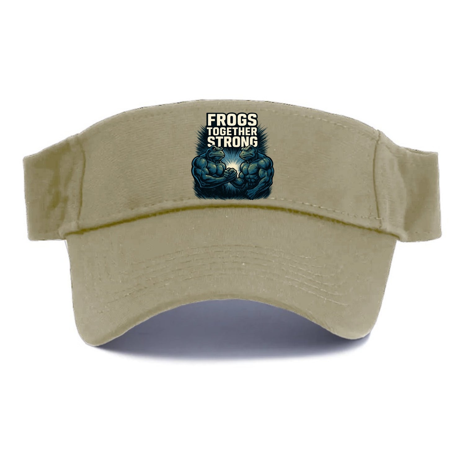 Frogs Together Strong 4 - Visor - Warm Sand(Khaki)