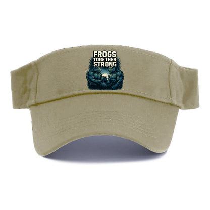Frogs Together Strong 4 - Visor - Warm Sand(Khaki)