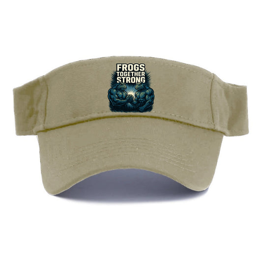 Frogs Together Strong 4 - Visor - Warm Sand(Khaki)