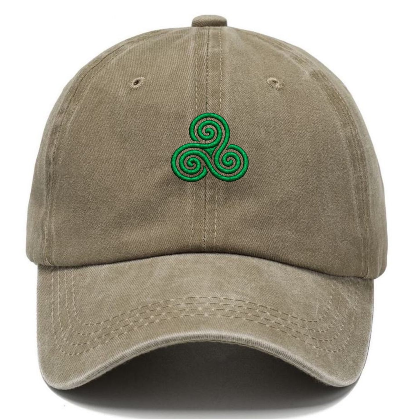 Triple Spiral - Classic Cap - Warm Sand(Khaki)