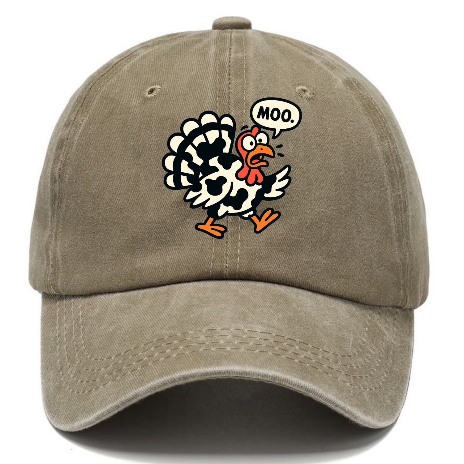 Mooing Turkey - Classic Cap - Warm Sand(Khaki)