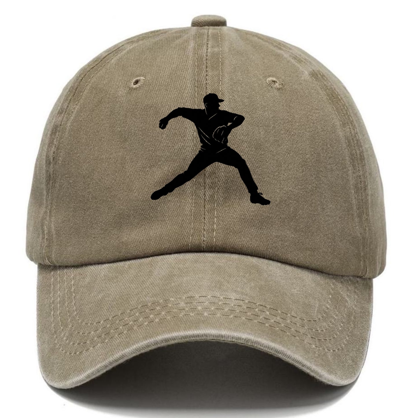Baseball pitcher wind-up motion - Classic Cap - Warm Sand(Khaki)