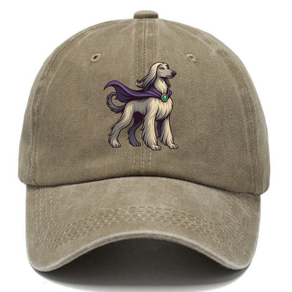 Afghan Hound Mystic Hero  - Classic Cap - Warm Sand(Khaki)