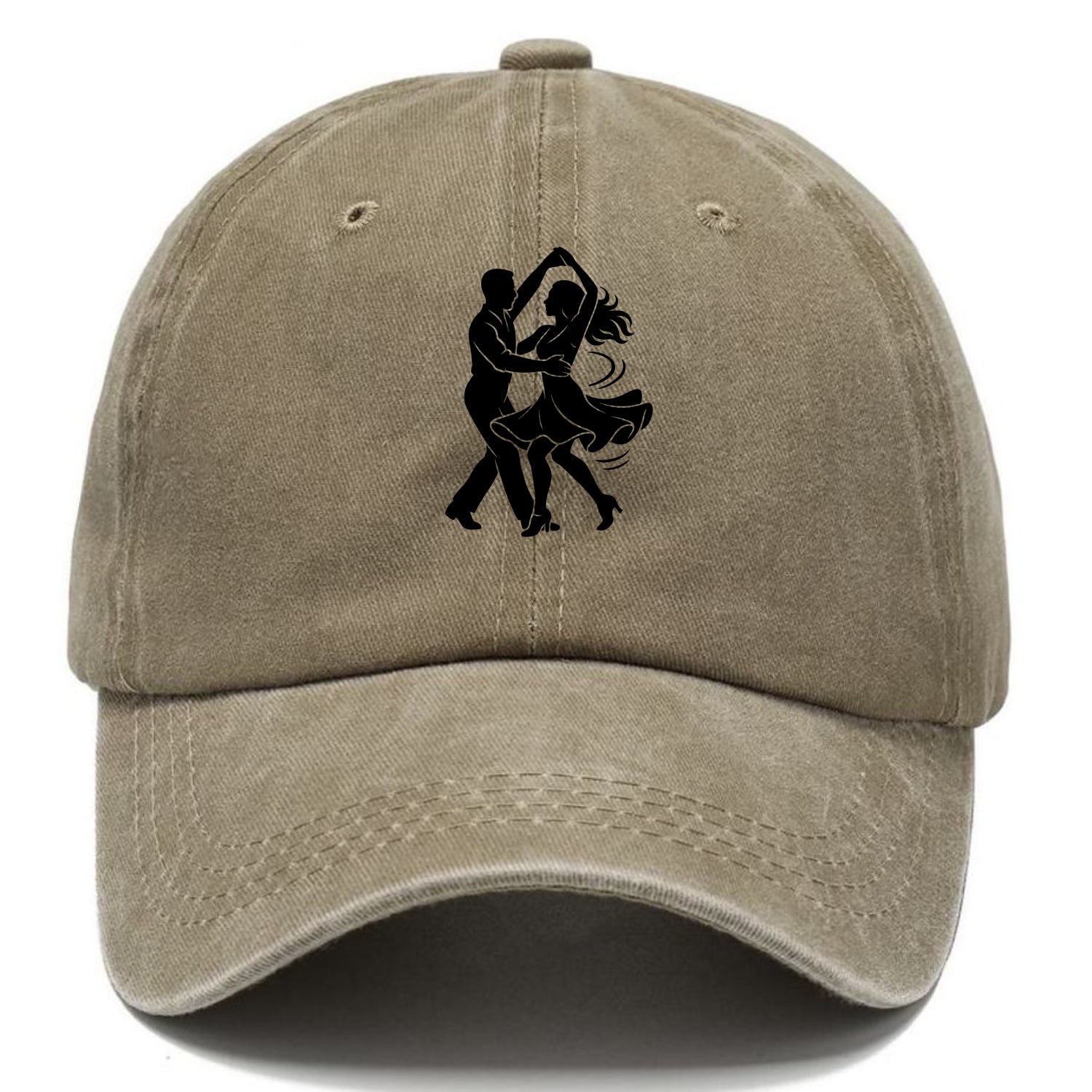Salsa dancers spinning turn - Classic Cap - Warm Sand(Khaki)