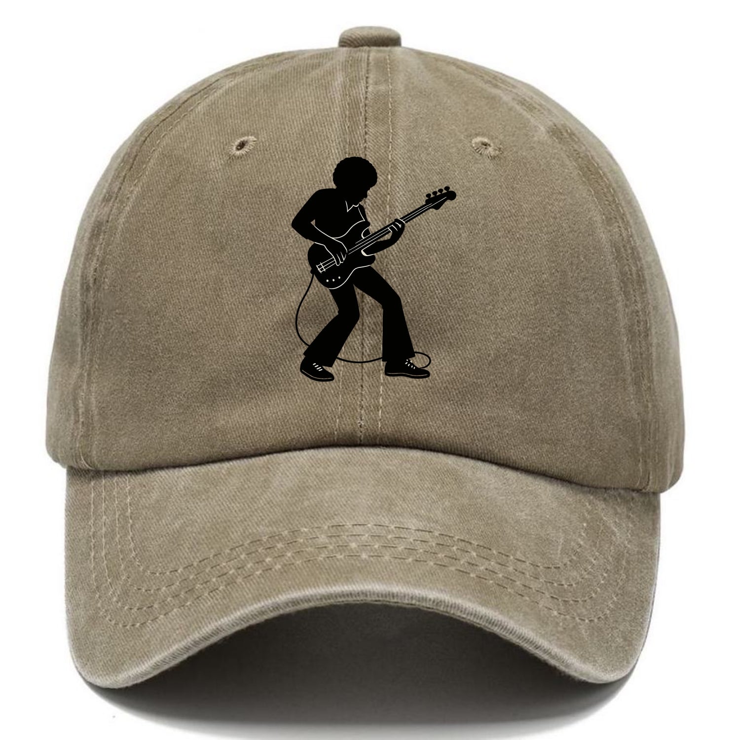 Bass guitarist slap technique - Classic Cap - Warm Sand(Khaki)