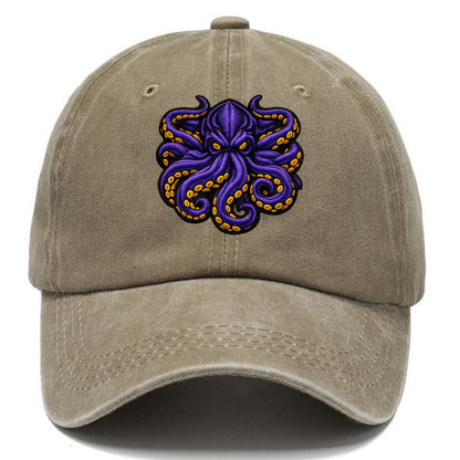 KRAKEN TENTACLES - sea monster in purple and black , deep sea - Classic Cap - Warm Sand(Khaki)