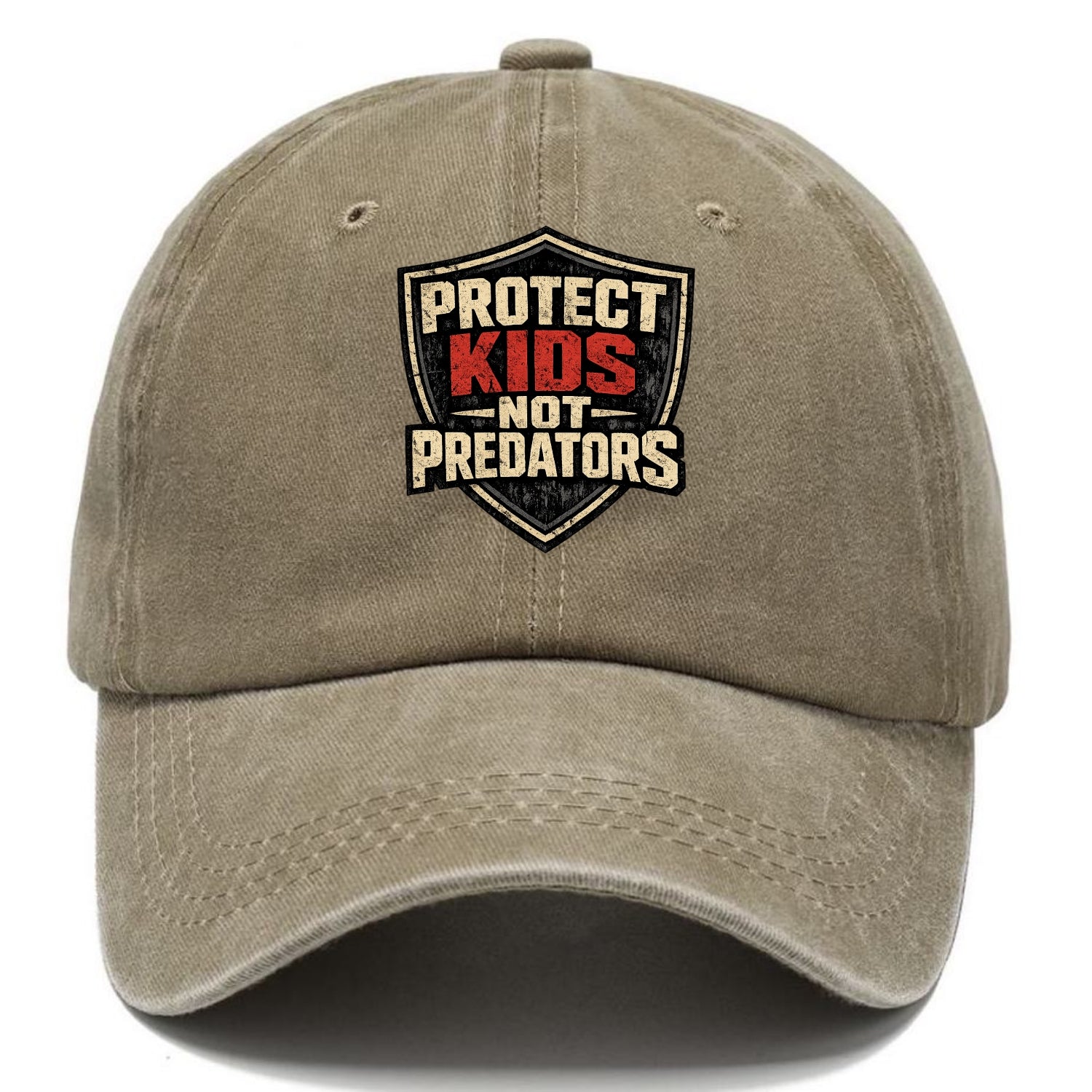 Protect Kids Not Predators - Classic Cap - Warm Sand(Khaki)