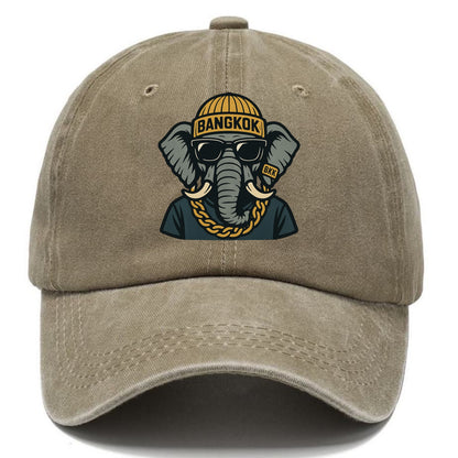Bangkok Elephant - Classic Cap - Warm Sand(Khaki)