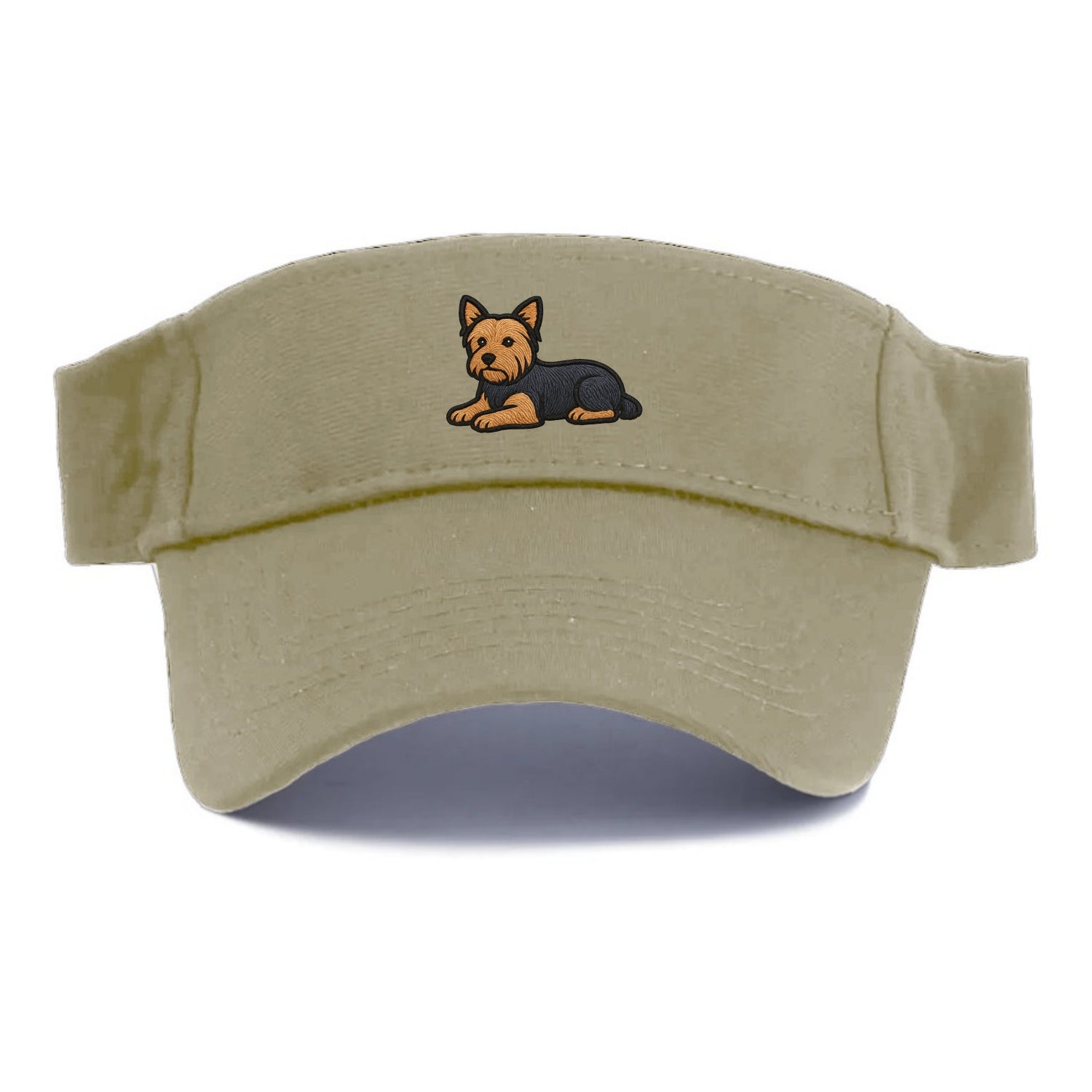 Yorkshire Terrier - Blue and tan relaxed Visor - Warm Sand(Khaki)