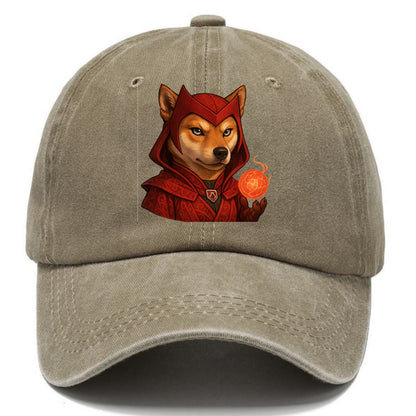 Shiba Inu Scarlet Witch  - Classic Cap - Warm Sand(Khaki)