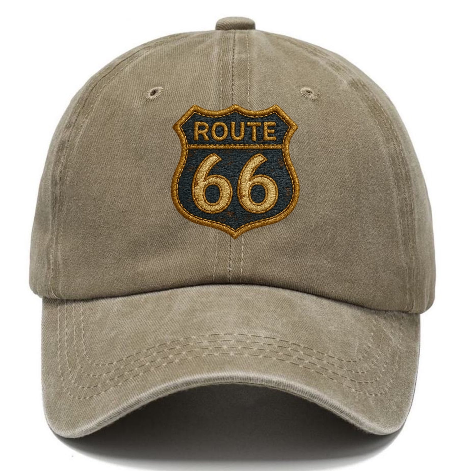 Route 66  - Classic Cap - Warm Sand(Khaki)