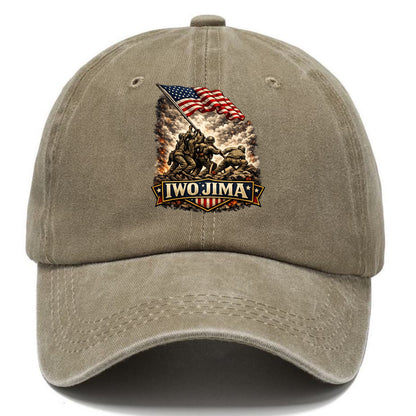 Iwo Jima Flag Raising - Classic Cap - Warm Sand(Khaki)