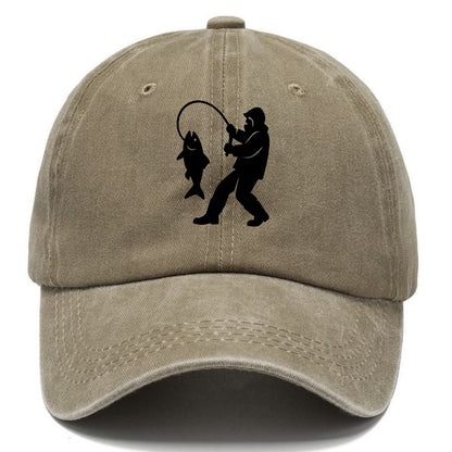 Alaskan fisherman hauling catch - Classic Cap - Warm Sand(Khaki)