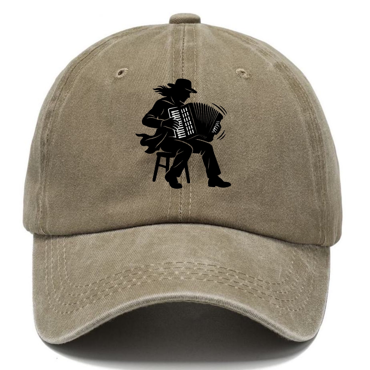 Accordion player street musician - Classic Cap - Warm Sand(Khaki)