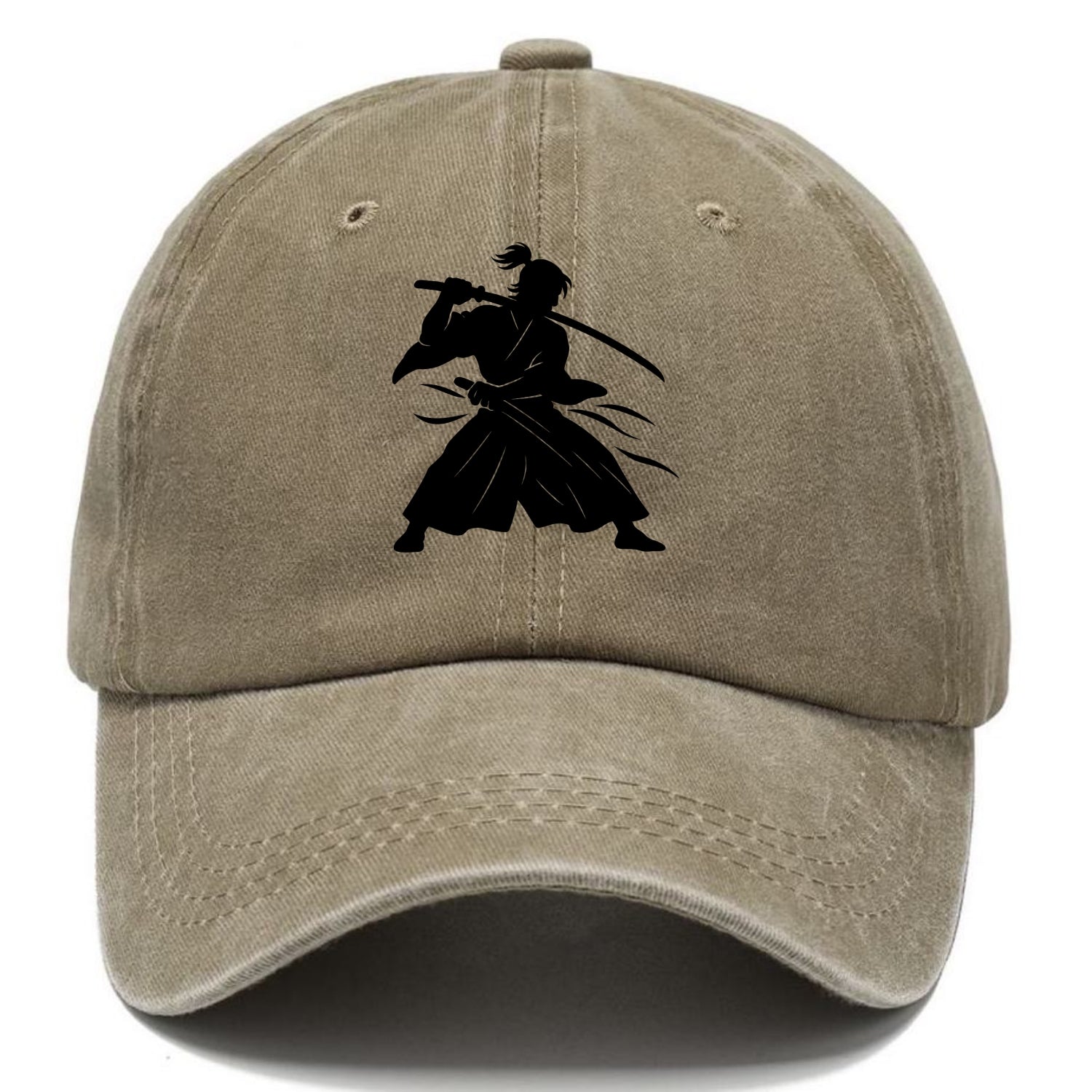 Japanese samurai sword draw - Classic Cap - Warm Sand(Khaki)