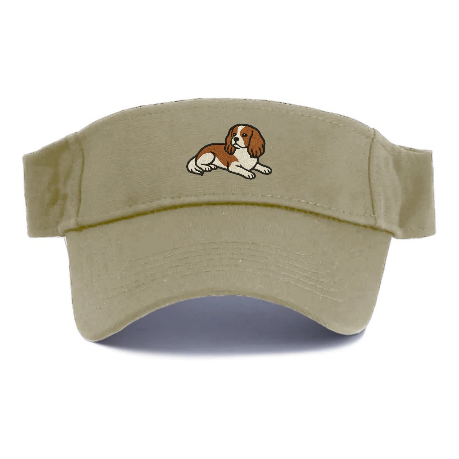 Cavalier King Charles Spaniel - Blenheim Visor - Warm Sand(Khaki)