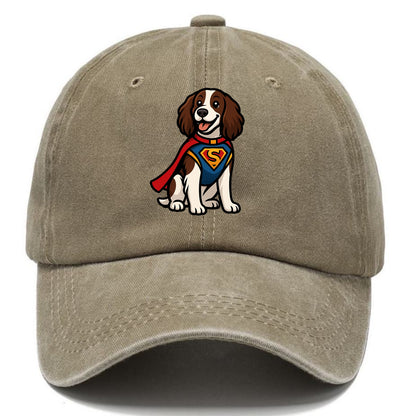 Springer Spaniel Friendly Hero  - Classic Cap - Warm Sand(Khaki)