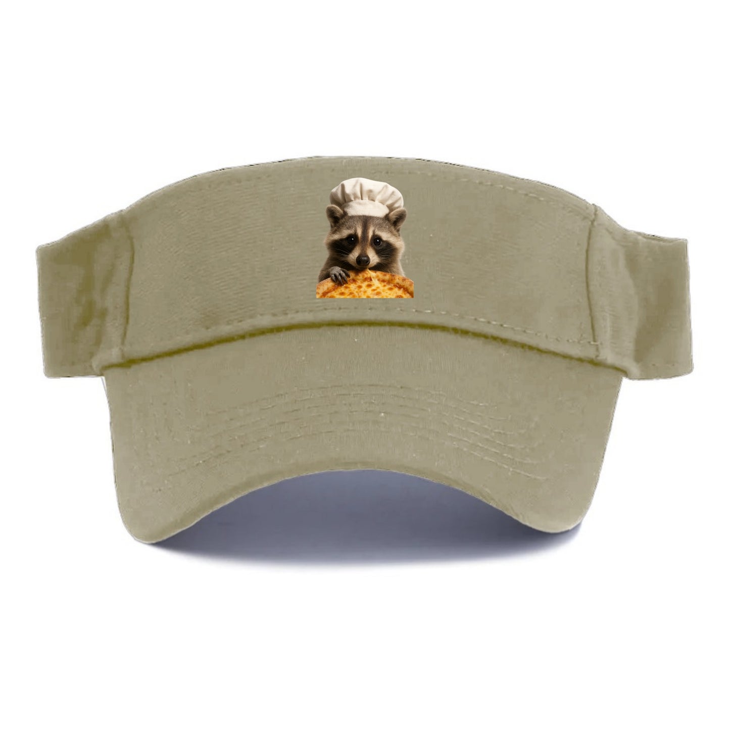 Pizza Dad Raccoon  - Visor - Warm Sand(Khaki)