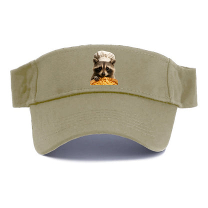 Pizza Dad Raccoon  - Visor - Warm Sand(Khaki)