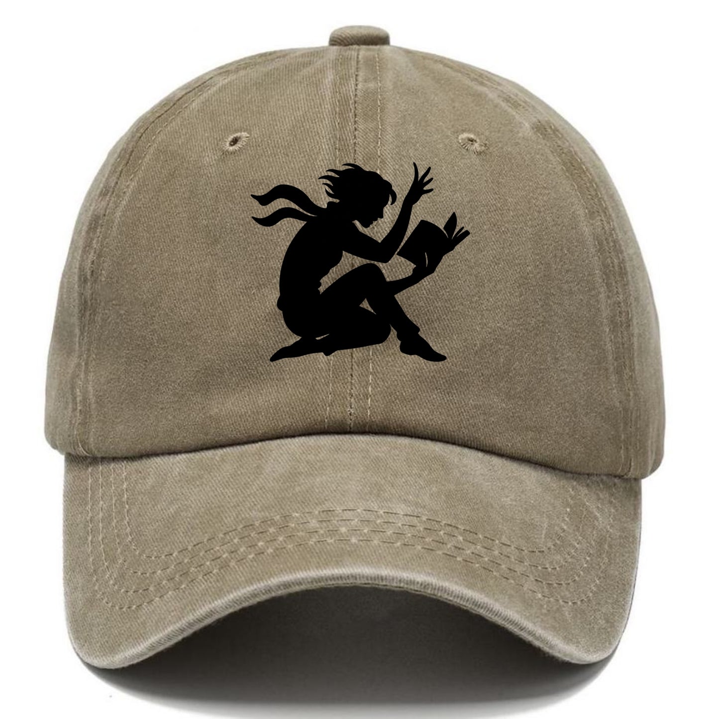 Reader lost in book moment - Classic Cap - Warm Sand(Khaki)