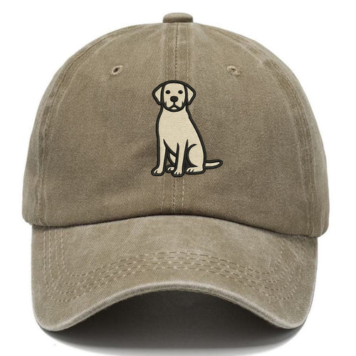 Goldador - Golden Lab mix sitting pose - Classic Cap