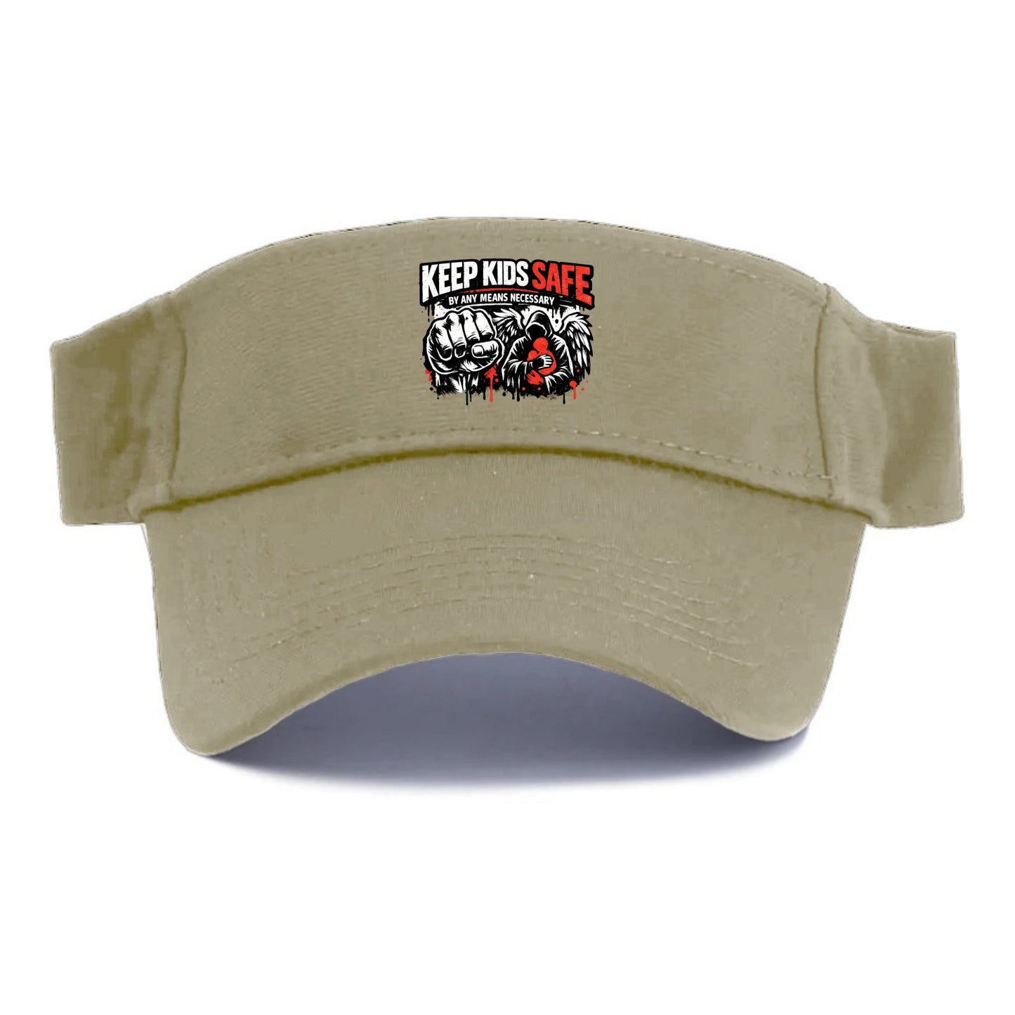 Keep Kids Safe By Any Means - Visor - Warm Sand(Khaki)