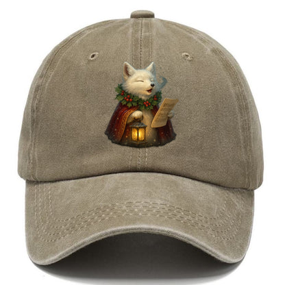 Snowbound Arctic Fox Caroler  - Classic Cap - Warm Sand(Khaki)