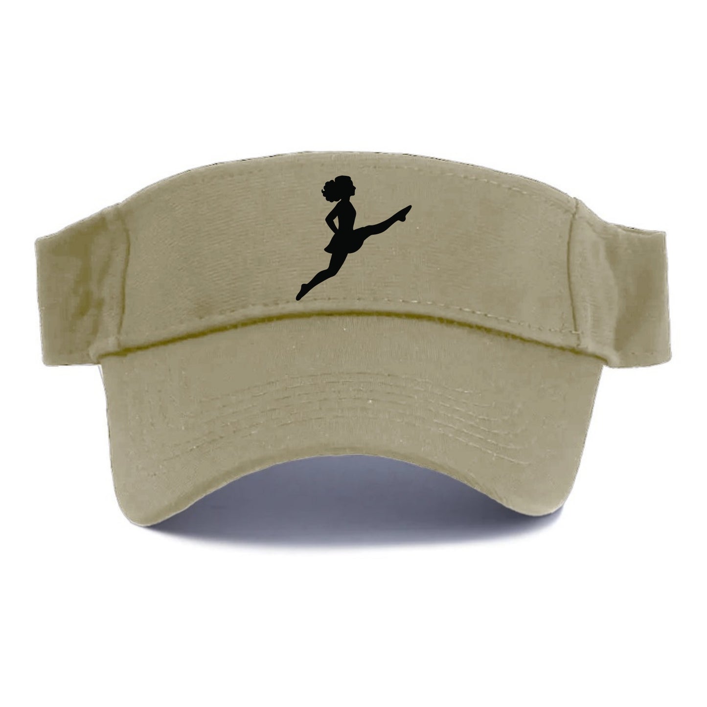 Irish step dancer Riverdance leap - Visor - Warm Sand(Khaki)