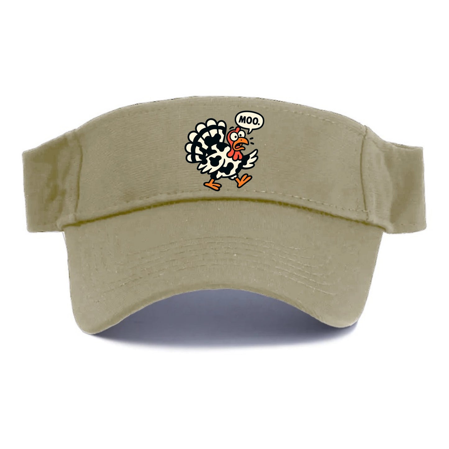 Mooing Turkey - Visor - Warm Sand(Khaki)