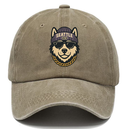 Seattle Husky - Classic Cap - Warm Sand(Khaki)