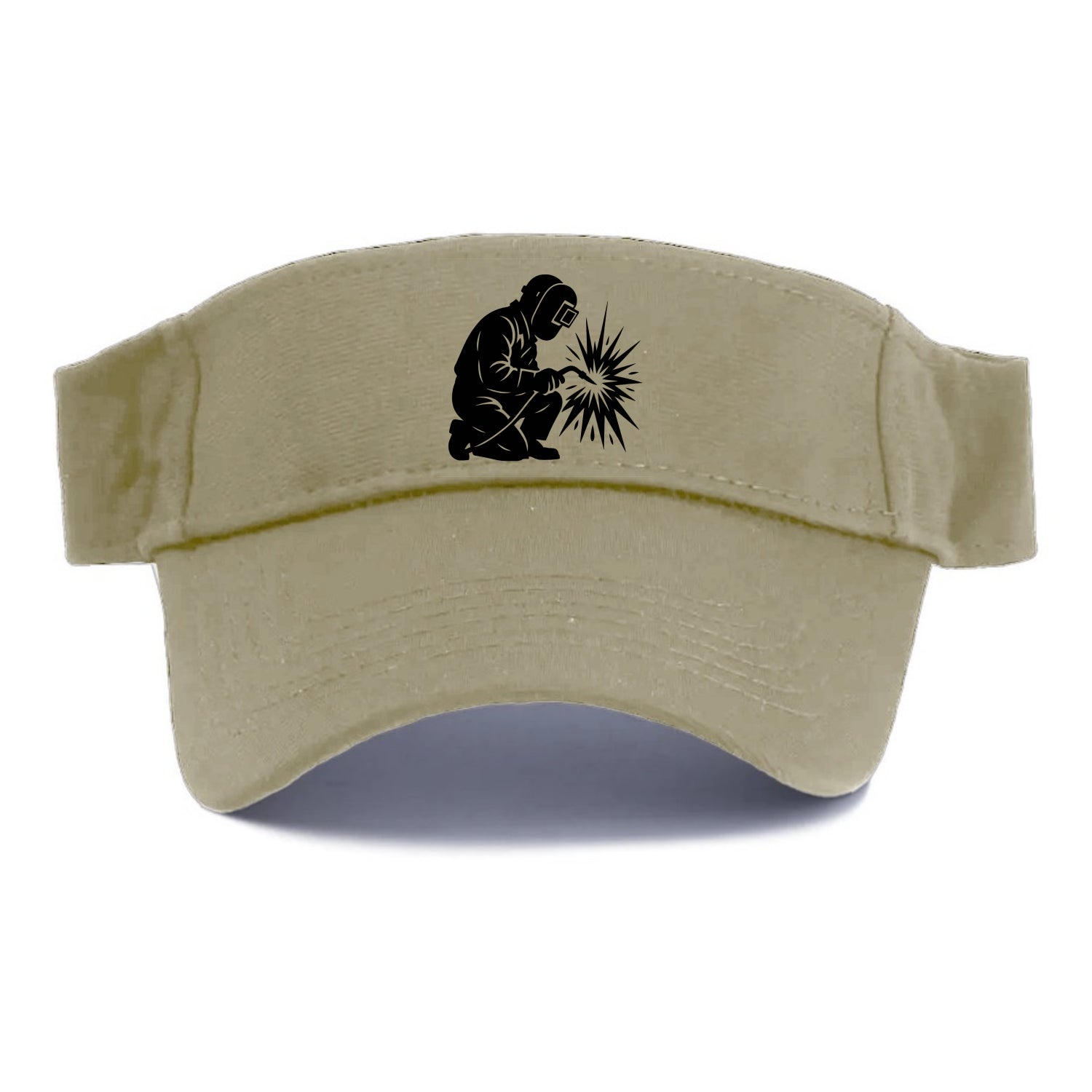 Welder sparks flying dramatically - Visor - Warm Sand(Khaki)