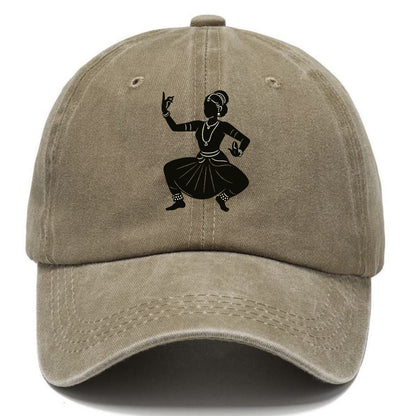 Bharatanatyam classical Indian pose - Classic Cap - Warm Sand(Khaki)