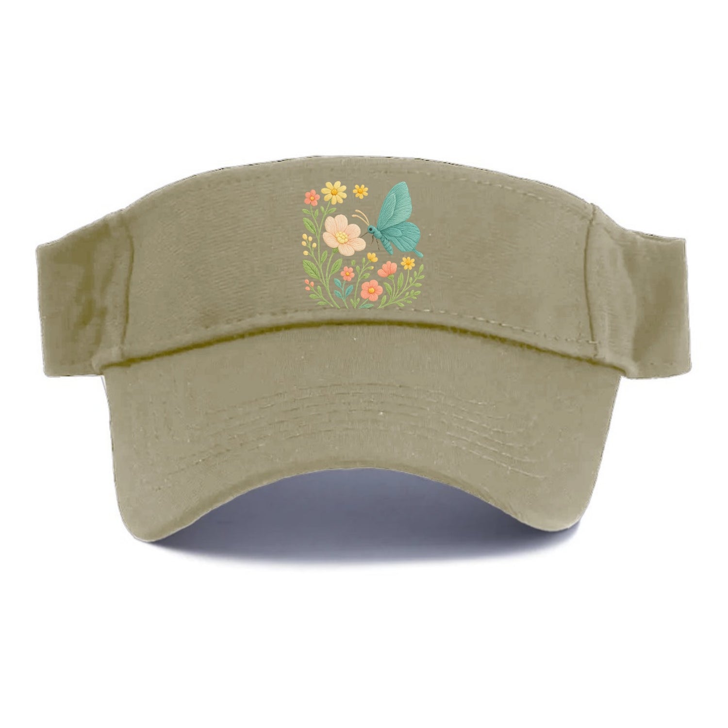 Mint Night Butterfly - Visor - Warm Sand(Khaki)