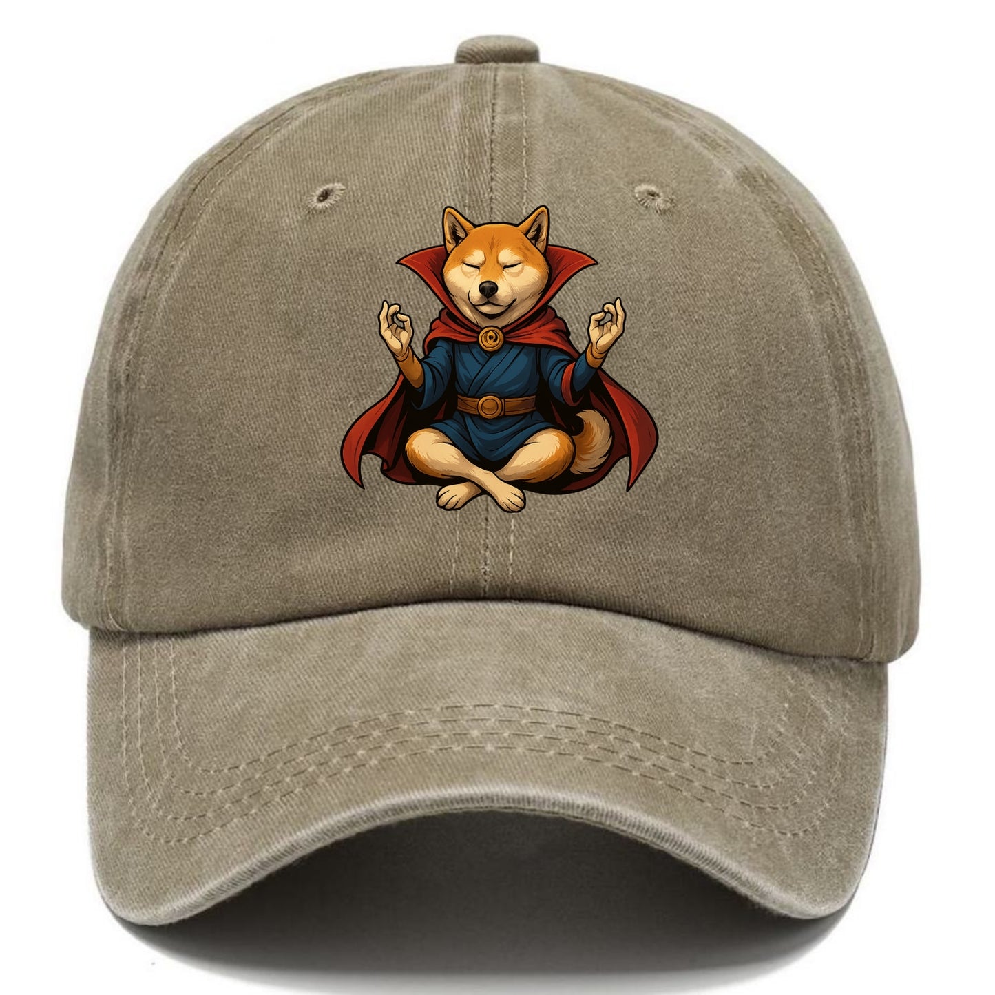 Shiba Inu Doctor Strange  - Classic Cap - Warm Sand(Khaki)