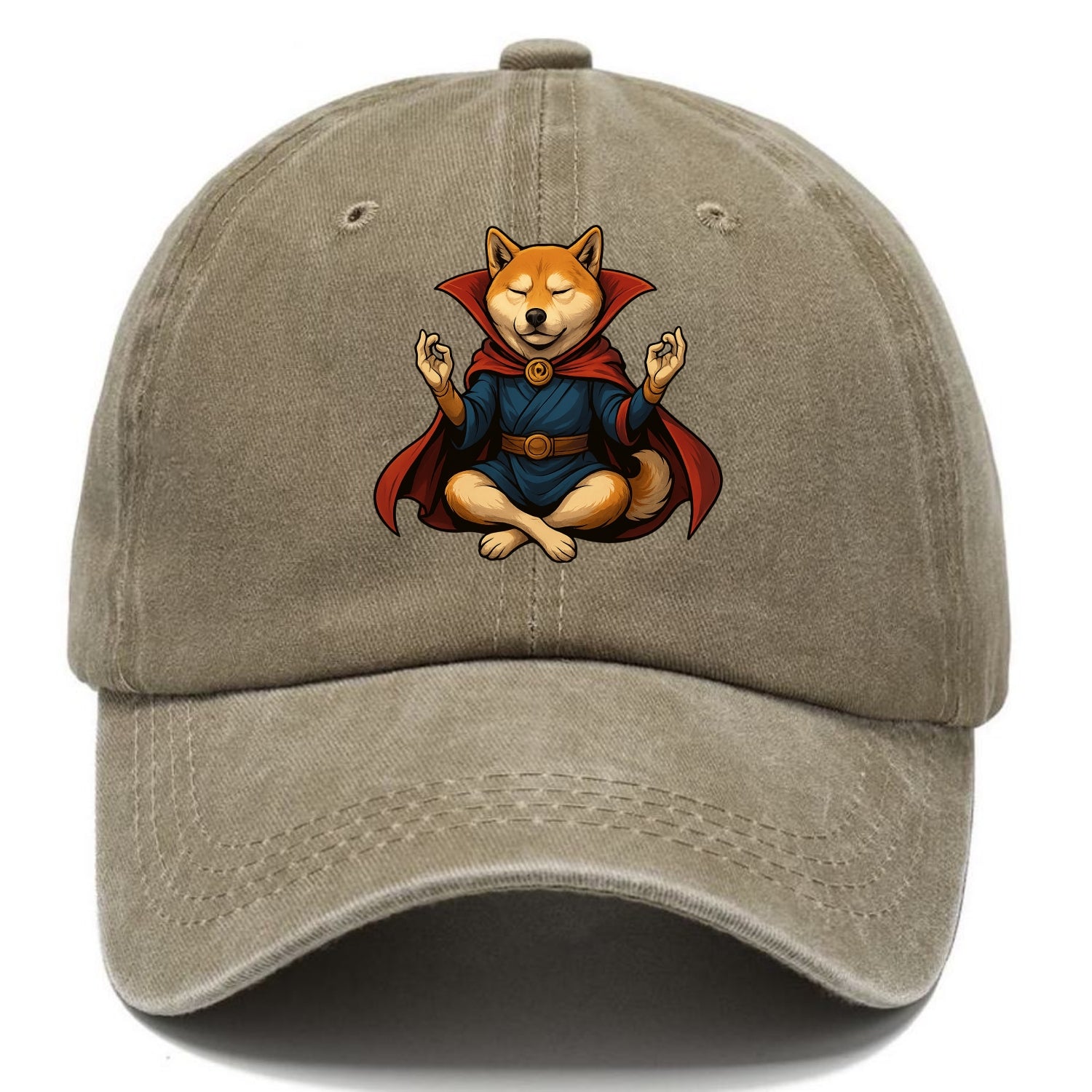 Shiba Inu Doctor Strange  - Classic Cap - Warm Sand(Khaki)