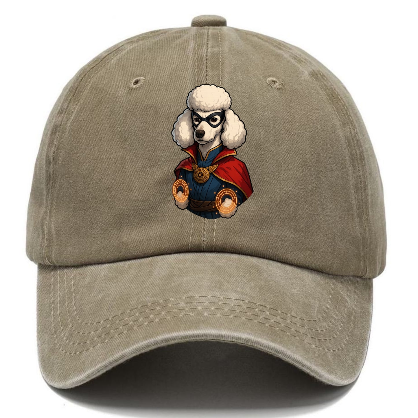 Poodle Doctor Strange  - Classic Cap - Warm Sand(Khaki)