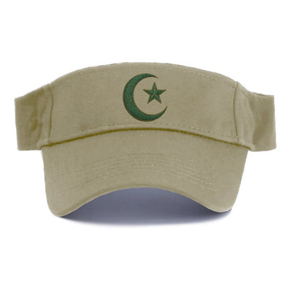 Crescent Moon and Star - Visor - Warm Sand(Khaki)